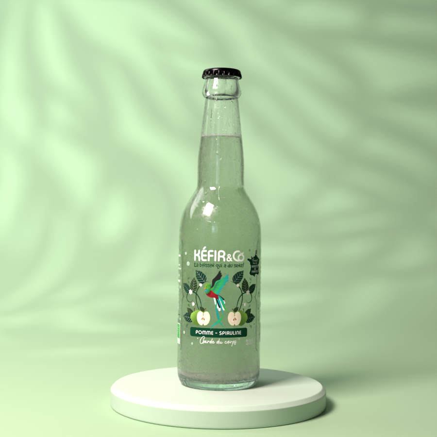 Pack Pomme / Spiruline - 12x33cl